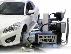 Rototestのハブ結合式シャシーダイナモメーターシステム「ROTOTEST Energy」