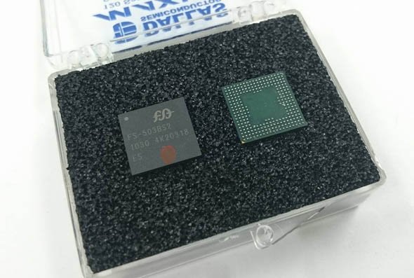 ファインアークで設計したプロセッサ「FS-503」（3CPU＋3DSP、動作周波数58MHz）をGO-DJ／GO-DJ PLUSで採用し続けている