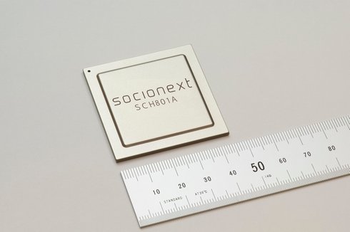 8K映像のデコードを1チップで処理可能なLSI「SCH801A」 出典：ソシオネクスト