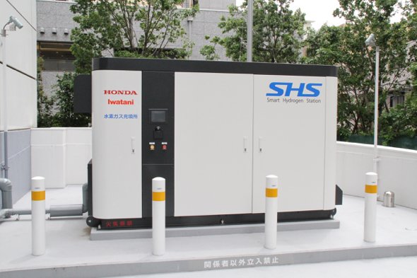 ホンダの青山本社ビルに設置したSHS