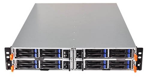 インテル次世代Xeon Phi「Knights Landing」搭載の2U4ノードのラックマウントサーバ「RS1221-4KL」