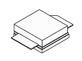 GaN RFパワートランジスタ「A2G22S251-01S」NI-400S-2Sパッケージのイメージ