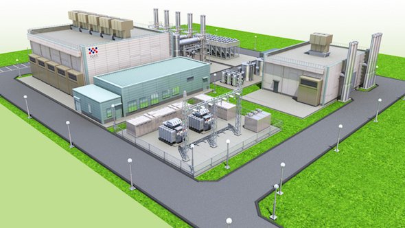 図2 「清原工業団地エネルギーセンター」の完成イメージ　出典：東京ガス