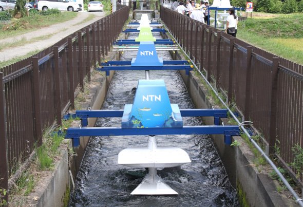 図3 NTNの小水力発電機