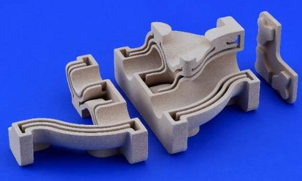 「Brightorb」を用いて3Dプリントされた鋳型のサンプル