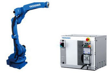 「MOTOMAN-GP25」と「YRC1000」コントローラー