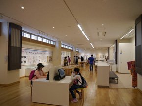 歴史資料館の館内の様子