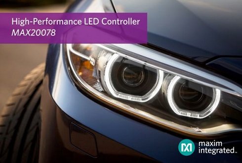 高輝度LEDコントローラー「MAX20078」のイメージ