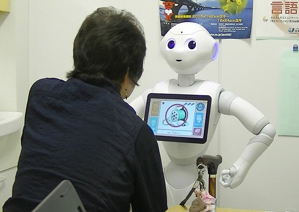 病院内における訓練の様子