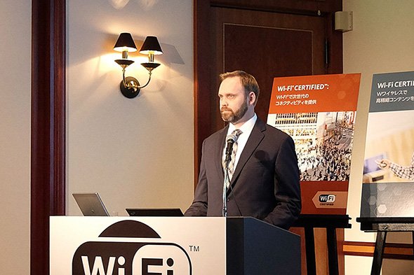 Wi-Fi Allianceマーケティング担当バイスプレジデントのKevin Robinson氏