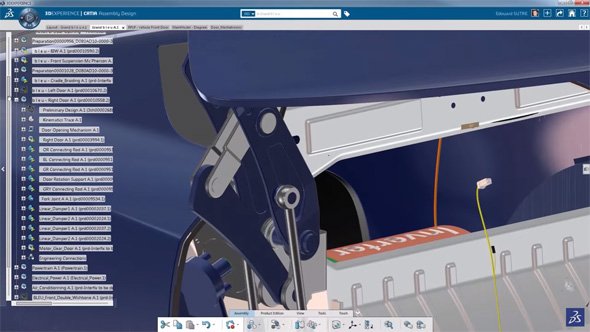 「3DEXPERIENCE CATIA」の画面イメージ