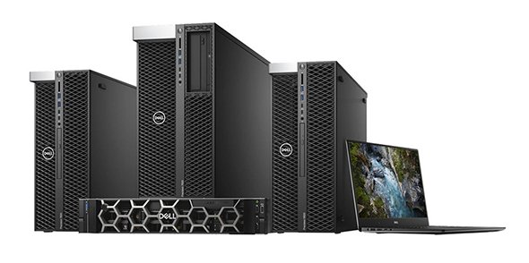 「Dell Precision 5820 タワー／Precision 7820 タワー／Precision 7920 タワー」「Dell Precision 5520 20周年記念モデル」「Dell Precision 7920 ラック」