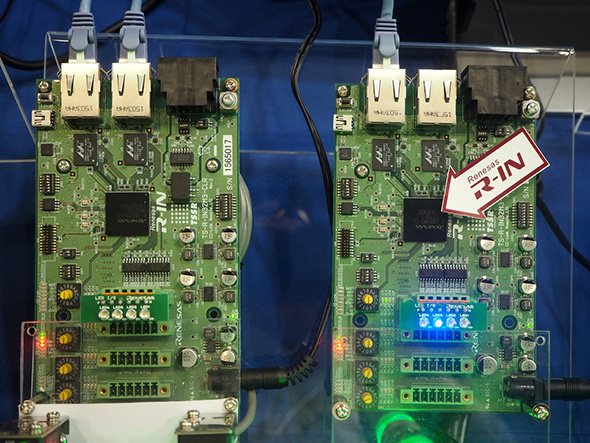 矢印で指示しているのがR-IN32ファミリーの1つ「R-IN32M3CL」