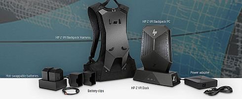 「HP Z VR Backpack」のパッケージ