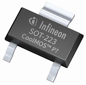 SOT-223パッケージを採用した「CoolMOS P7」