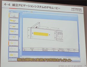「組立ナビゲーションシステム」のデモムービーより
