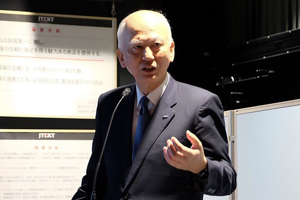 ジェイテクトの取締役社長 安形哲夫氏
