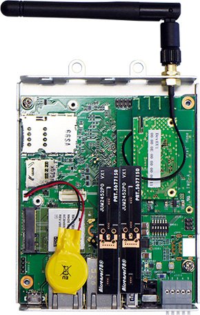 VX2用のLoRaWAN通信モジュールを搭載した状態