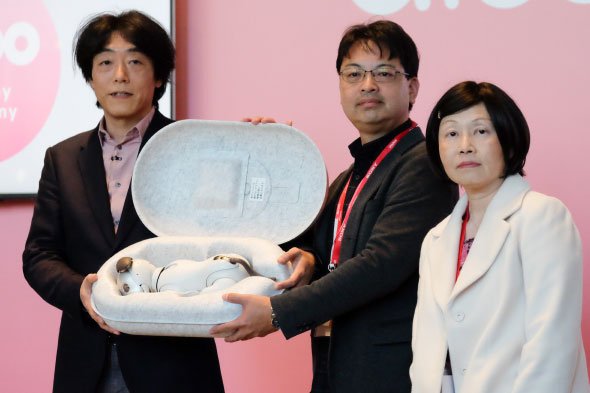 2018年1月11日に行われたaibo（ERS-1000）のお渡し会