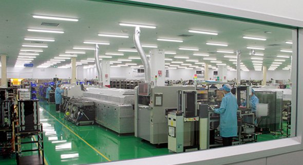 新工場のクリーンルーム