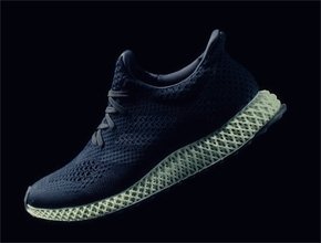 adidasの「Futurecraft 4D」。3Dプリント製のミッドソールを採用している