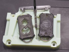切削加工したサンプル