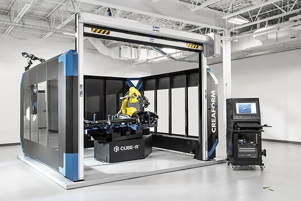 ターンキー3Dスキャニング座標測定装置「CUBE-R」　出典：Creaform