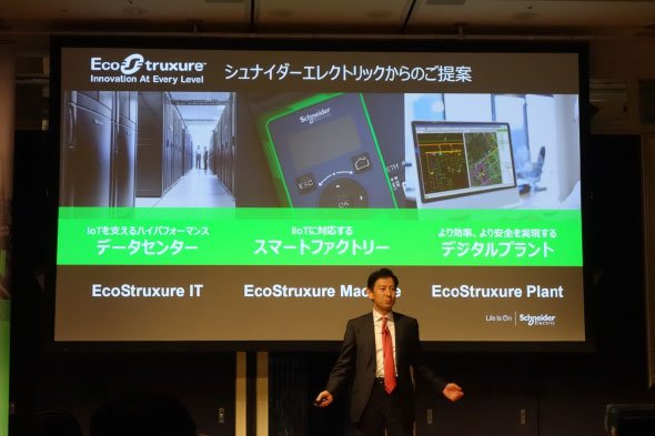 シュナイダーエレクトリックの白幡氏