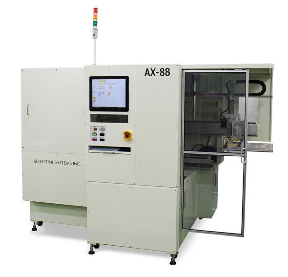 全自動型プリアライメント装置「AX-88」 出典：セイコータイムシステム