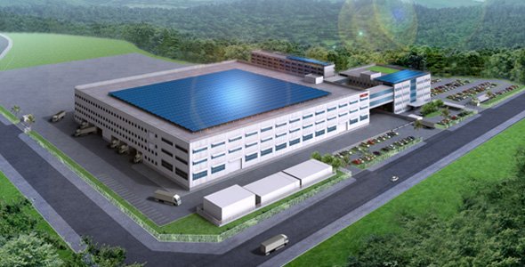 「Ricoh Manufacturing（China）」の完成予想図