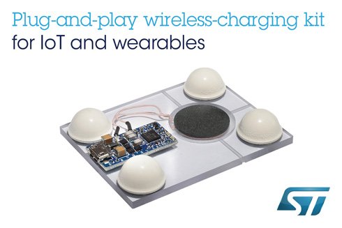 プラグアンドプレイ型のワイヤレス充電器開発キット「STEVAL-ISB045V1」