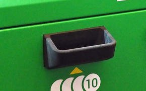 3Dプリンタで製造された硬貨の投入口