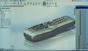 xShapeでの設計が完了した後、再度SOLIDWORKS環境へ