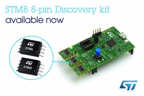 8ビットマイコン「STM8」用開発ボード「STM8-SO8-DISCO」