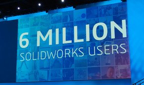SOLIDWORKSのユーザー数は世界で約600万人いるという