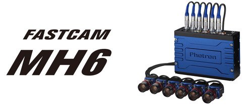 超小型カメラヘッドを最大6つ同時接続できるハイスピードカメラ「FASTCAM MH6」