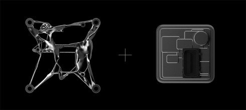 ミニマルで幾何学的な形状と有機的な形状を融合