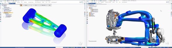 画像7　Solid Edgeでは解析も可能