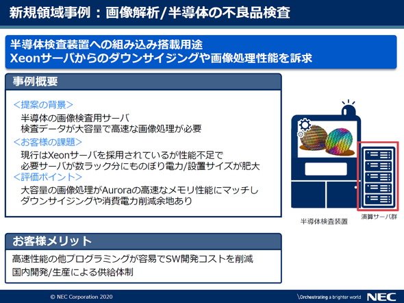 図3　半導体製造の検査プロセスにおける採用事例